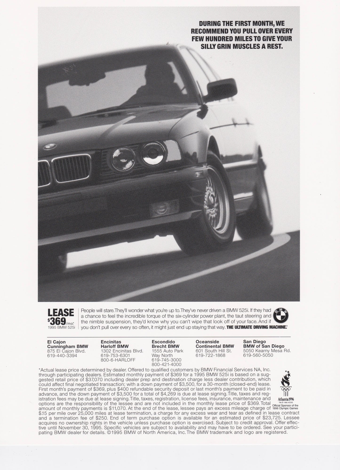 silly grin muscles, BMWNA Ad Artwork Small - BMW CCA Foundation