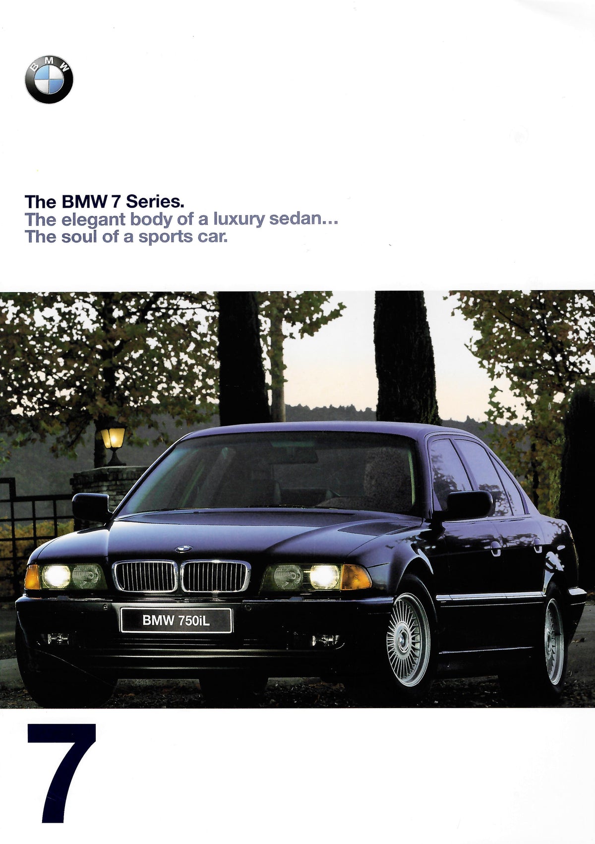 BMW 7 Series. The elegant body of a luxury sedan... The soul of a sports car.. (1998)