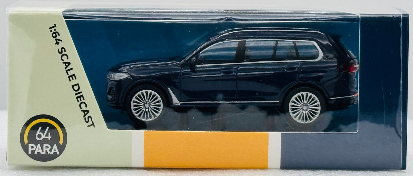 Paragon 1/64 BMW X7 Hardtop Tanzanite Blue