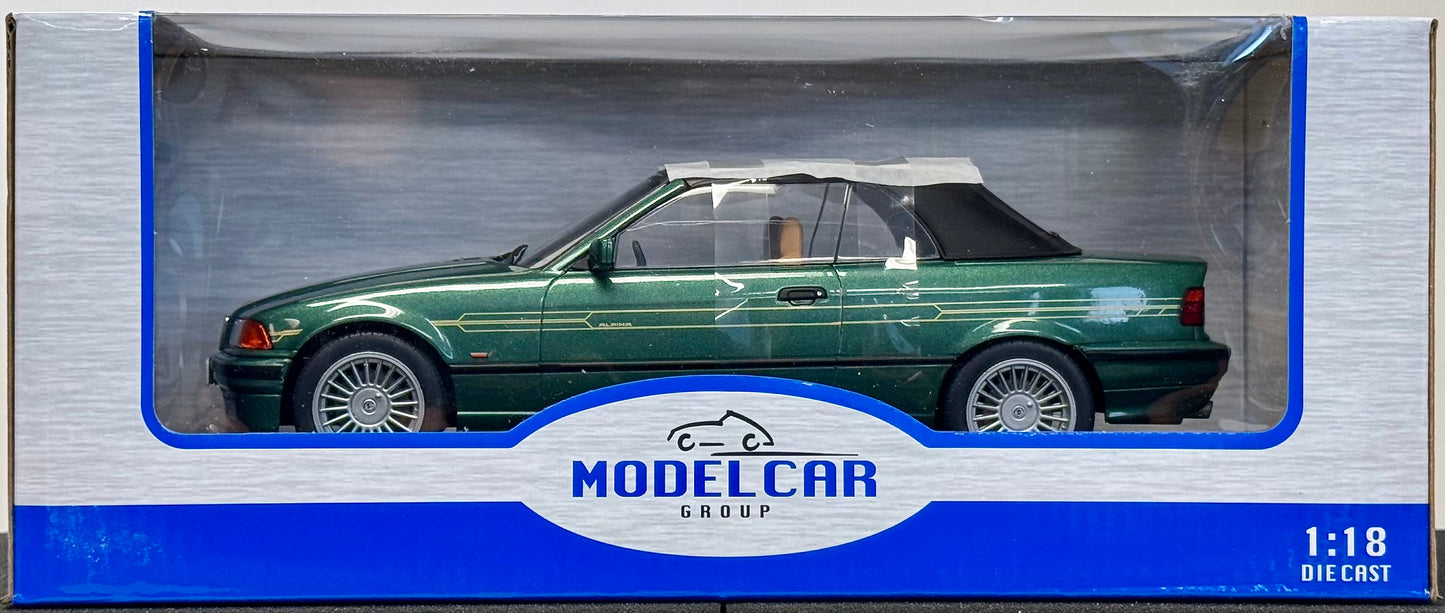 Model Car Group 1:18 1996 green metallic Alpina B3 3.2 Convertible