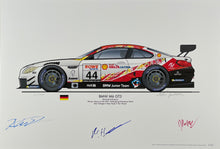 Load image into Gallery viewer, Autographed Print - BMW M6  GT3 Signed by 3 drivers - BMW CCA Foundation