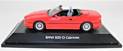 Schuco 1:43 BMW 850Ci Cab. Red, 1 0f 500
