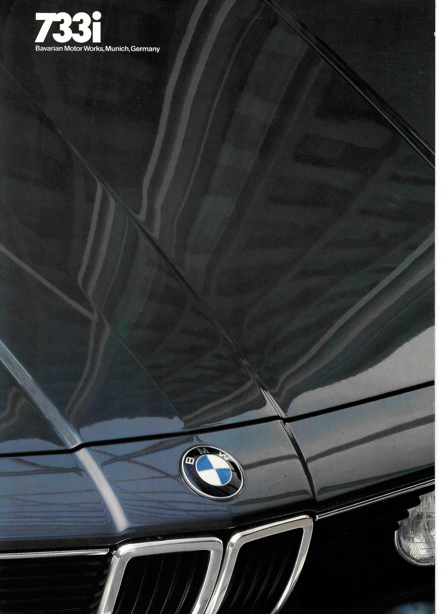 Brochure - 733i Barvarian Motor Works, Munich, Germany (1982) - BMW CCA Foundation
