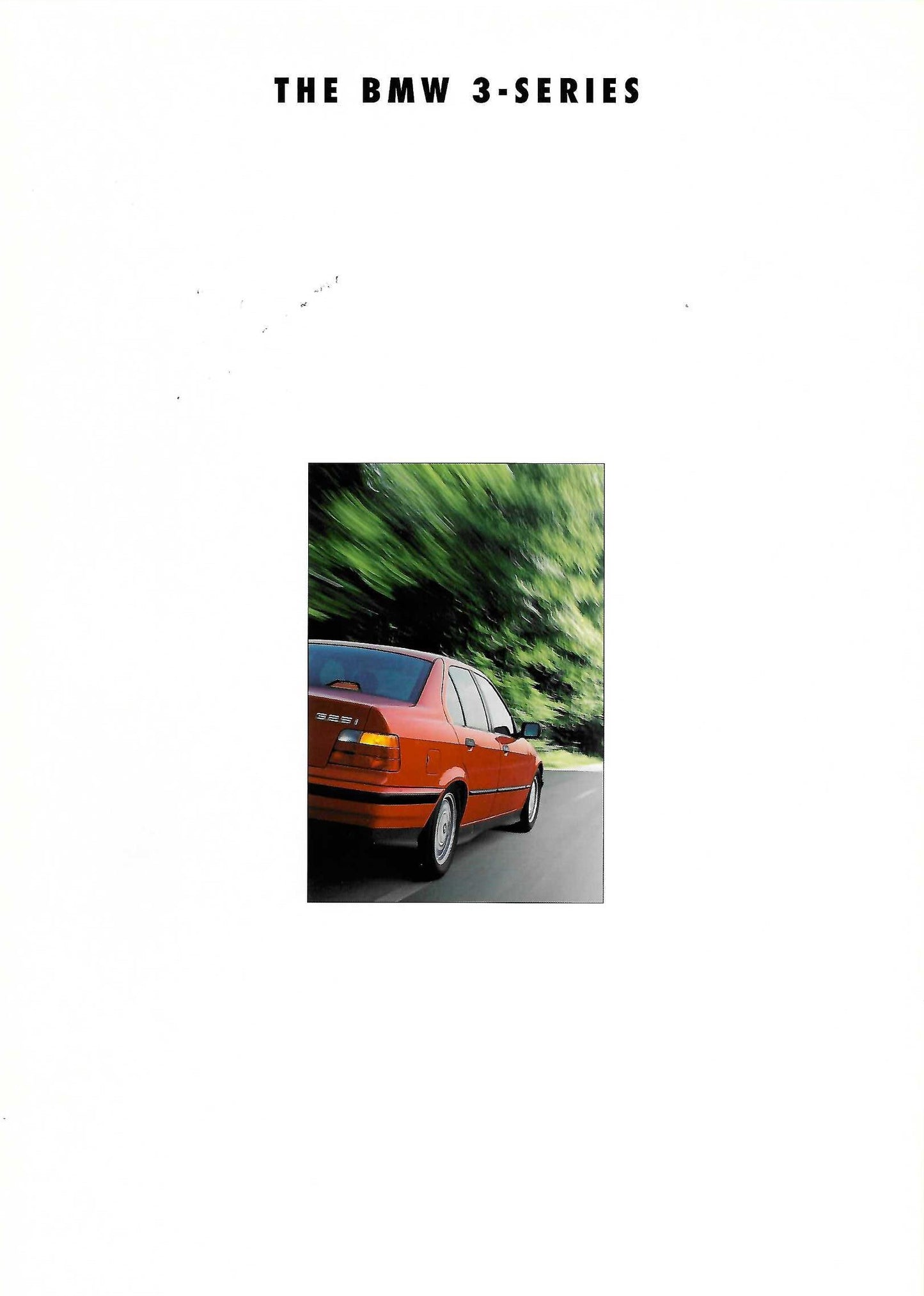 Brochure - THE BMW 3-SERIES (1993) - BMW CCA Foundation