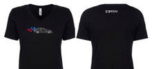 Load image into Gallery viewer, E36 Lightweight Women's V-Neck T-Shirt - BMW CCA Foundation