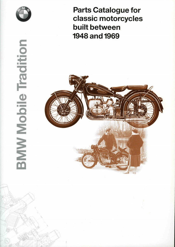 Brochure BMW Parts Catalogue for classic motorcycles built between 1