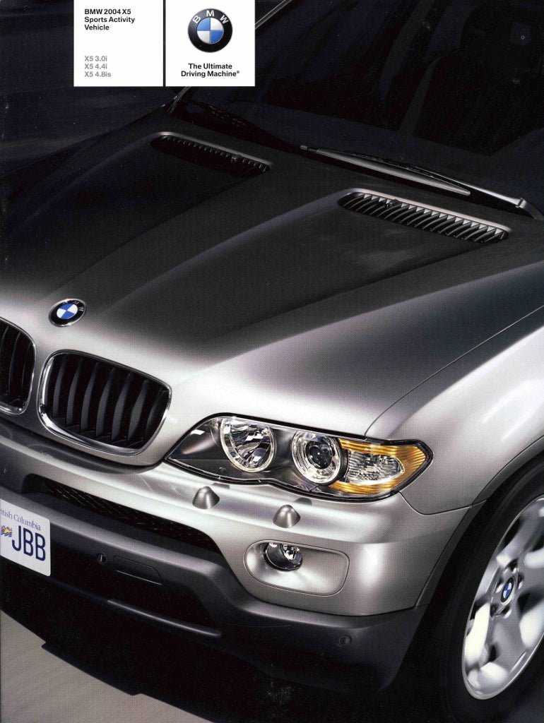 Brochure - BMW 2004 X5 Sports Activity Vehicle X5 3.0i X5 4.4i X5 4.8is- E53 Brochure (2nd version) - S 8.4