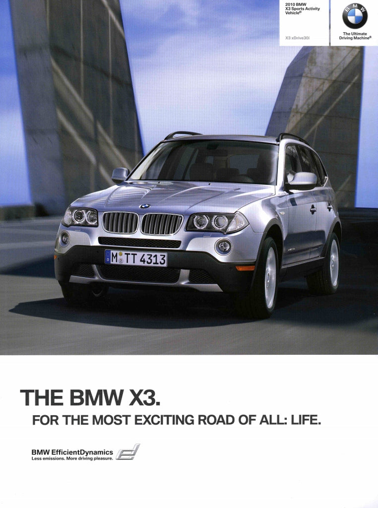 Brochure - 2010 BMW X3 Sports Activity Vehicle X3 xDrive30i - E83 Brochure (2nd version) - BMW CCA Foundation