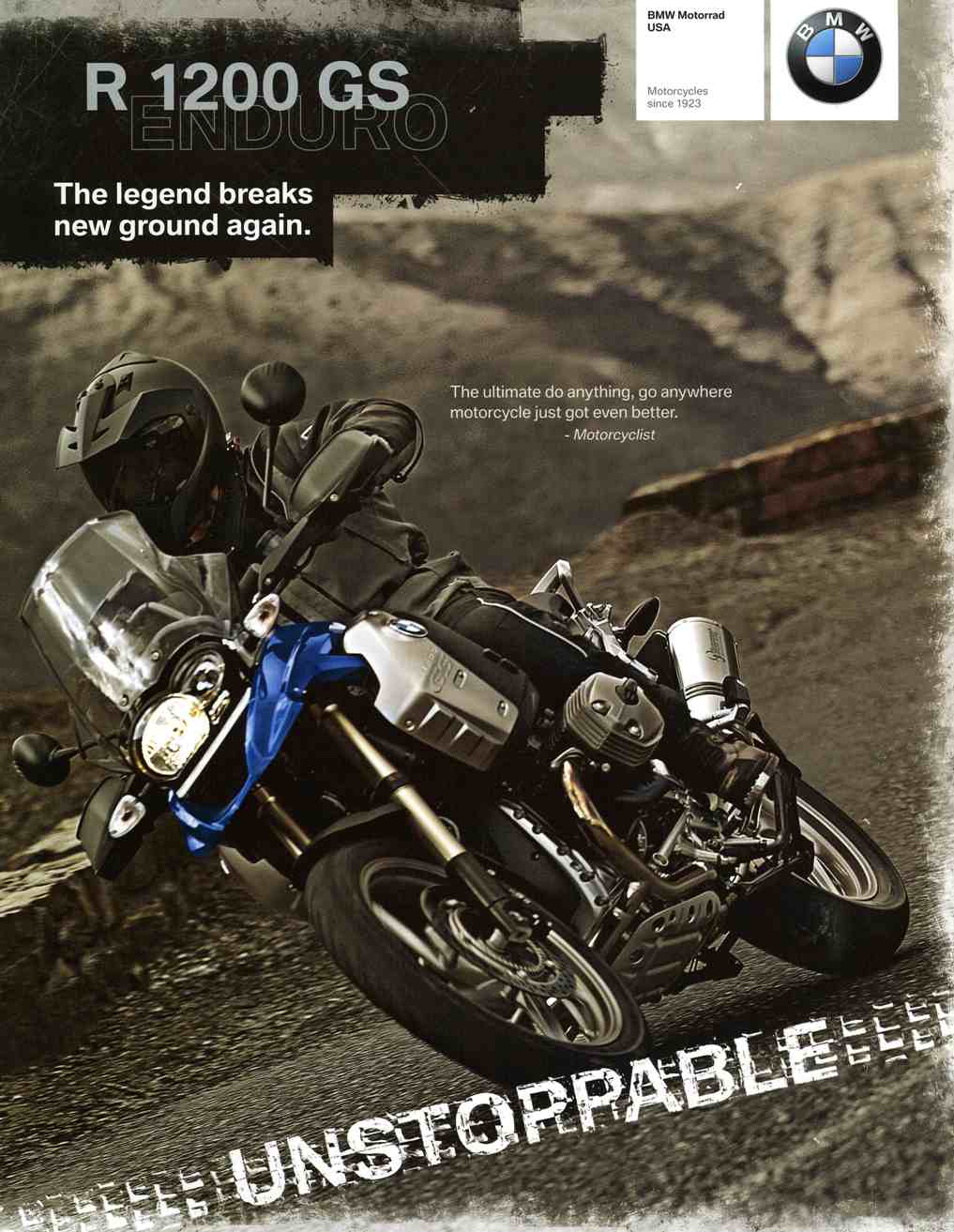 Brochure - BMW Motorrad USA Motorcycles since 1923 - 2009 R1200GS Brochure - BMW CCA Foundation