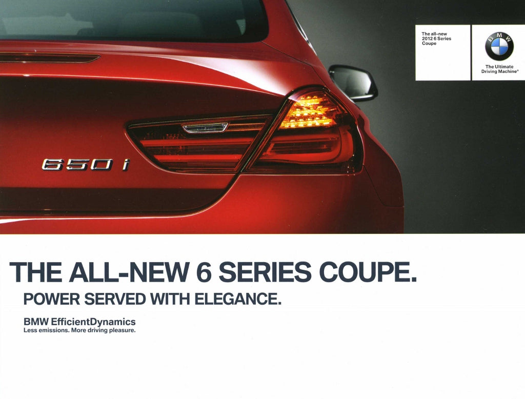 Brochure - The all-new 2012 BMW 6 Series Coupe - F13 Brochure - BMW CCA Foundation