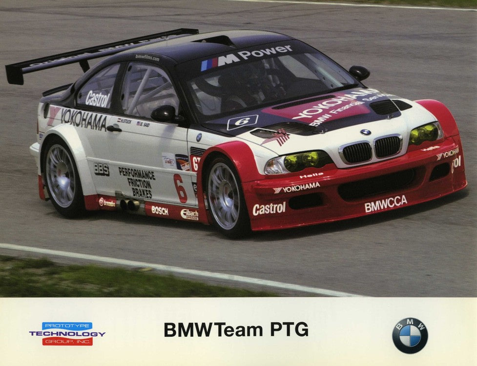 Signature Card - 2001 BMW Team PTG - BMW CCA Foundation