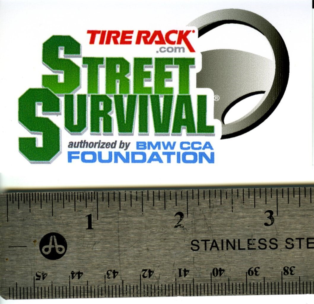 Decal - Tire Rack Street Survival Decal (Outside car) - BMW CCA Foundation