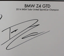Load image into Gallery viewer, Autographed Print - BMW Z4 GTD 2014 IMSA Tudor United SportsCar Champion - Autographed - BMW CCA Foundation