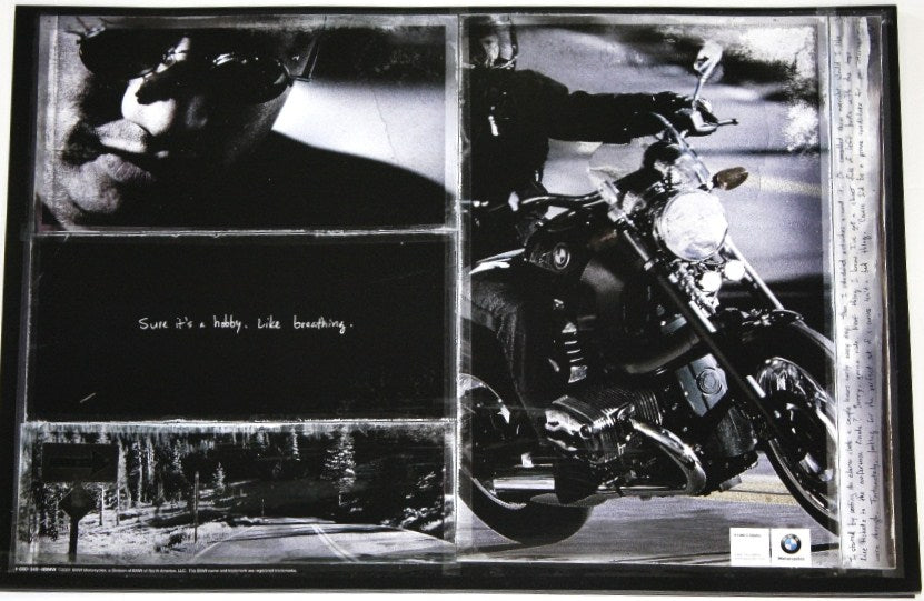 Poster - Sure it's a hobby. Like breathing. BMW R 1200 C / R1200C small poster - BMW CCA Foundation