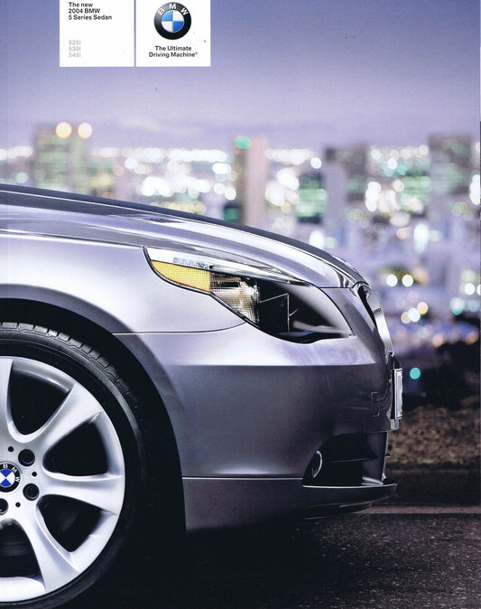 The new 2004 BMW 5 Series Sedan 525i 530i 545i