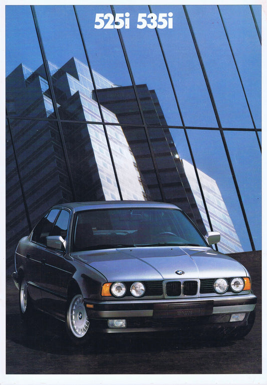 Brochure - 525i 535i 1989