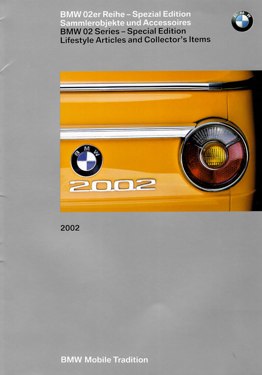 Lifestyle Articles and Collector's Items. BMW 02 Series - Special Edition
