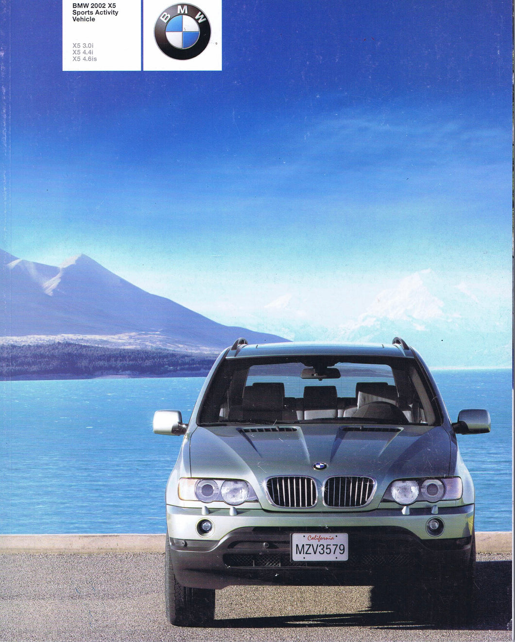 Brochure - BMW 2002 X5 Sports Activity Vehicle X5 3.0i X5 4.4i X5 4.6is - E53 (2nd)