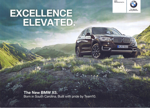 EXCELLENCE ELEVATED.  BMWNA Advertising Art