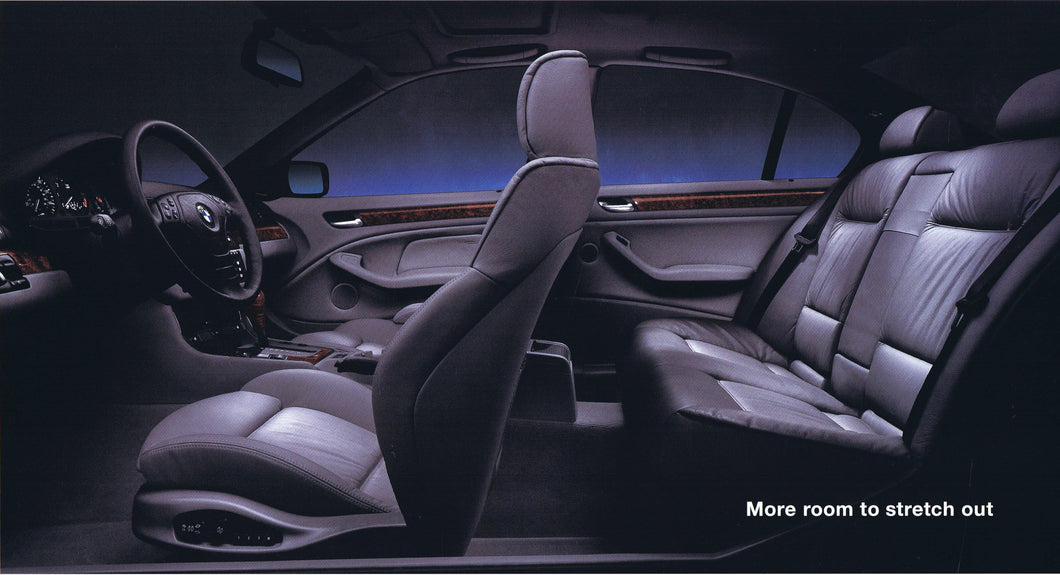 More room to stretch out. BMWNA Advertising Art