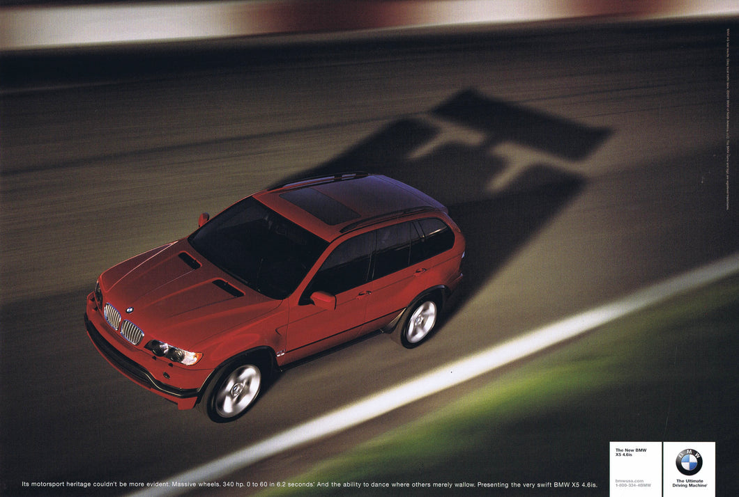 Heritage couldn't be more evident. 2001 BMWNA Advertising Art