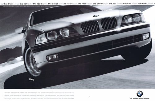 Hug. 1998 BMWNA Advertising Art