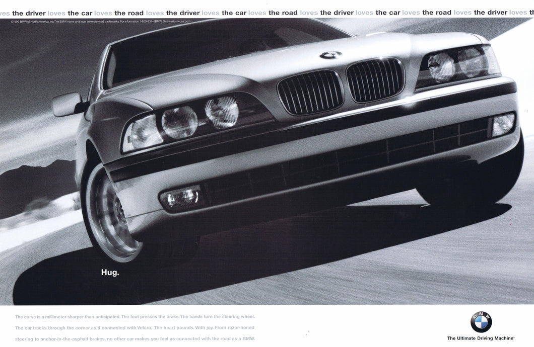 Hug. 1998 BMWNA Advertising Art