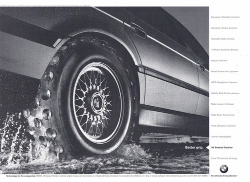 Better grip. 1999 BMWNA Advertising Art