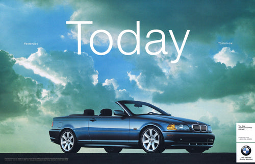 TODAY, 323CI, 2000 BMWNA Advertising Art - BMW CCA Foundation