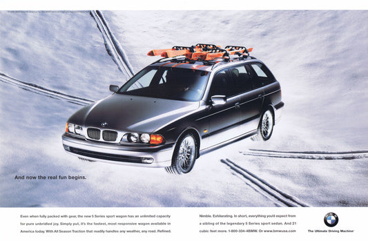 And now the fun begins, 1999 BMWNA Advertising Art - BMW CCA Foundation