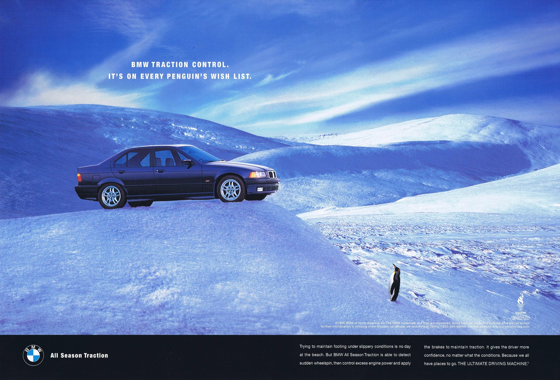 It's on every penguins wish list, 1995 BMWNA Advertising Art - BMW CCA Foundation