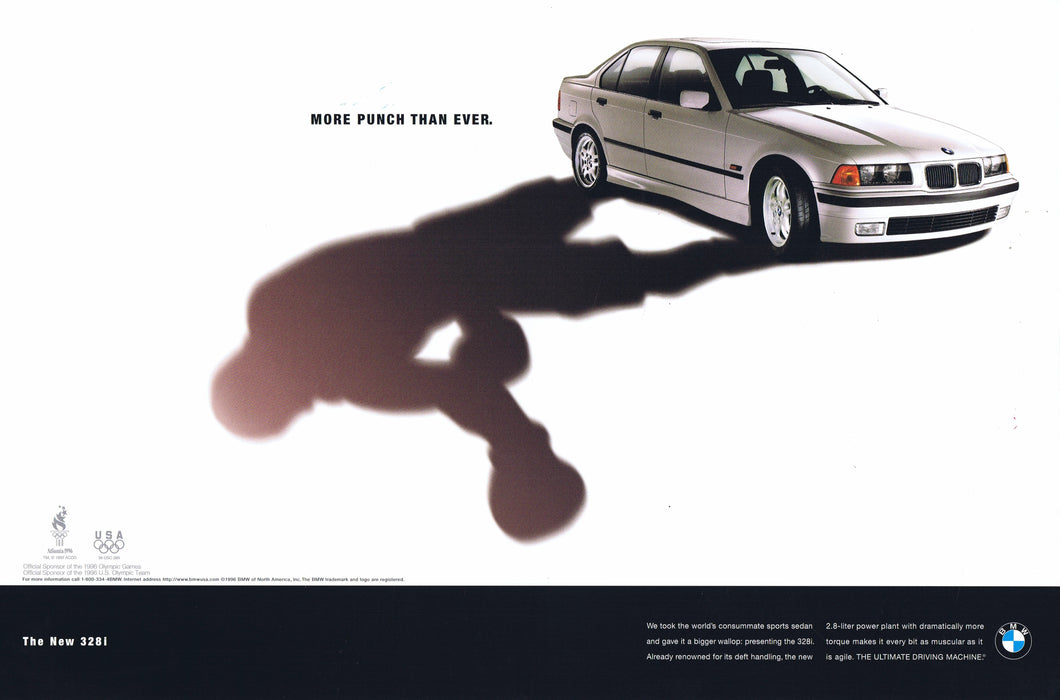 More Punch Than Ever, 1996 BMWNA Advertising Art - BMW CCA Foundation