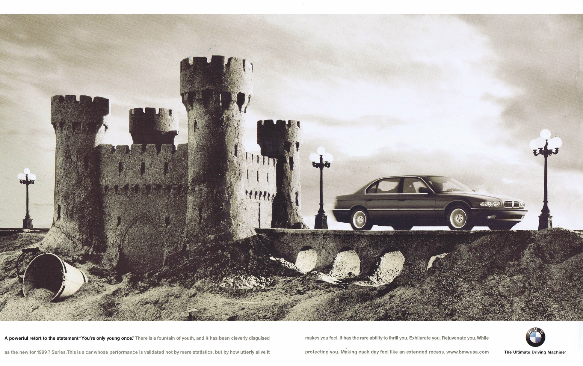 Your only young once, 1997 BMWNA Advertising Art - BMW CCA Foundation