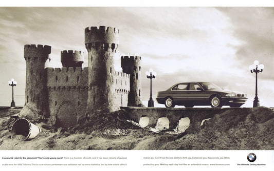 Your only young once, 1997 BMWNA Advertising Art - BMW CCA Foundation