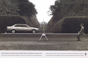 We achieved the perfect balance, 1997 BMWNA Advertising Art - BMW CCA Foundation