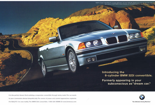 The new 325is Convertible, 1997 BMWNA Advertising Art - BMW CCA Foundation