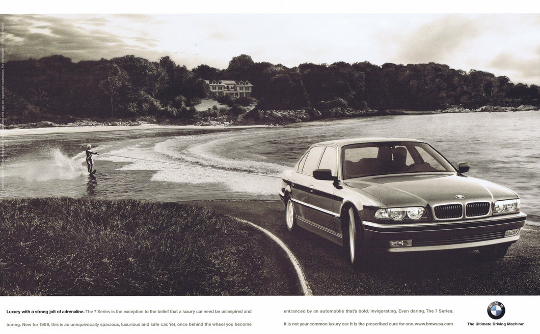 Jolt of Adrenaline, 1998 BMWNA Advertising Art - BMW CCA Foundation