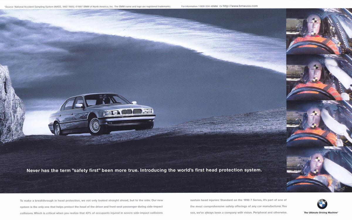 Safety First, 1997 BMWNA Ad Artwork