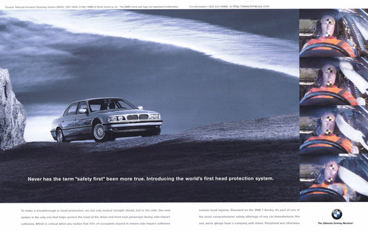 Safety First, 1997 BMWNA Ad Artwork