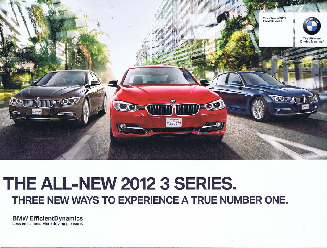 Brochure - The All-New BMW 2012 3 Series.  - F30 Brochure