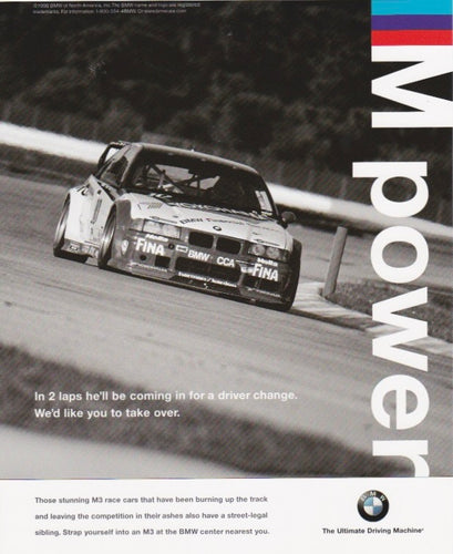Coming in for a driver change. BMWNA Ad Artwork Small