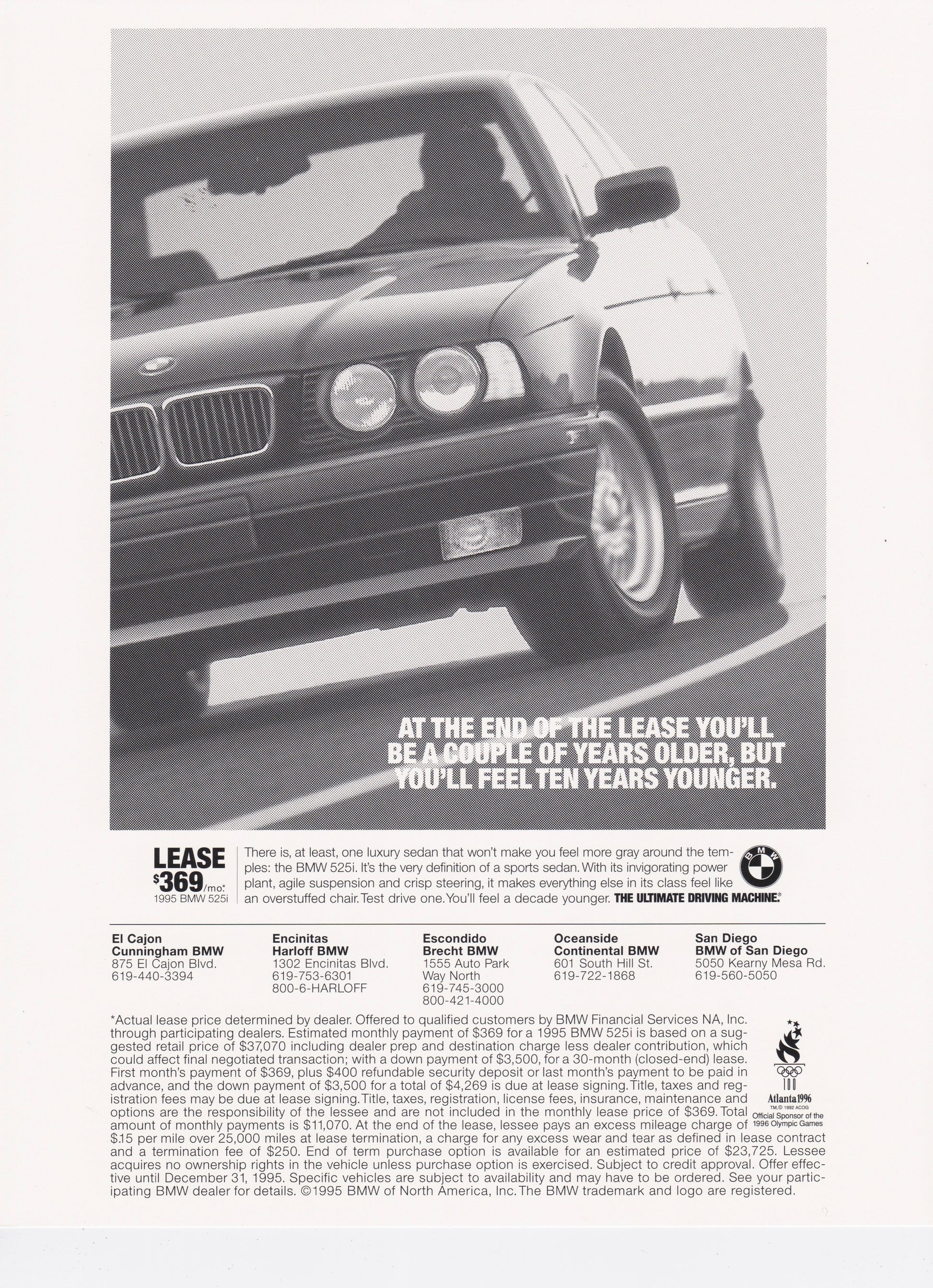 You'll feel ten years younger, BMWNA Ad Artwork Small - BMW CCA Foundation