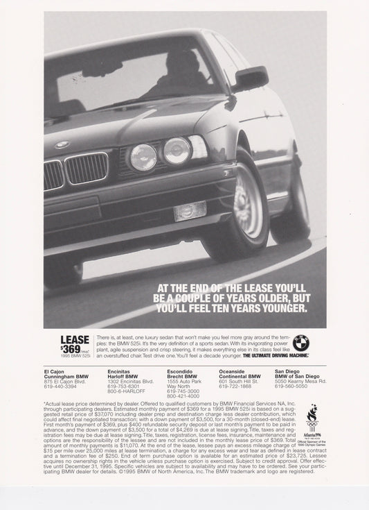 You'll feel ten years younger, BMWNA Ad Artwork Small - BMW CCA Foundation
