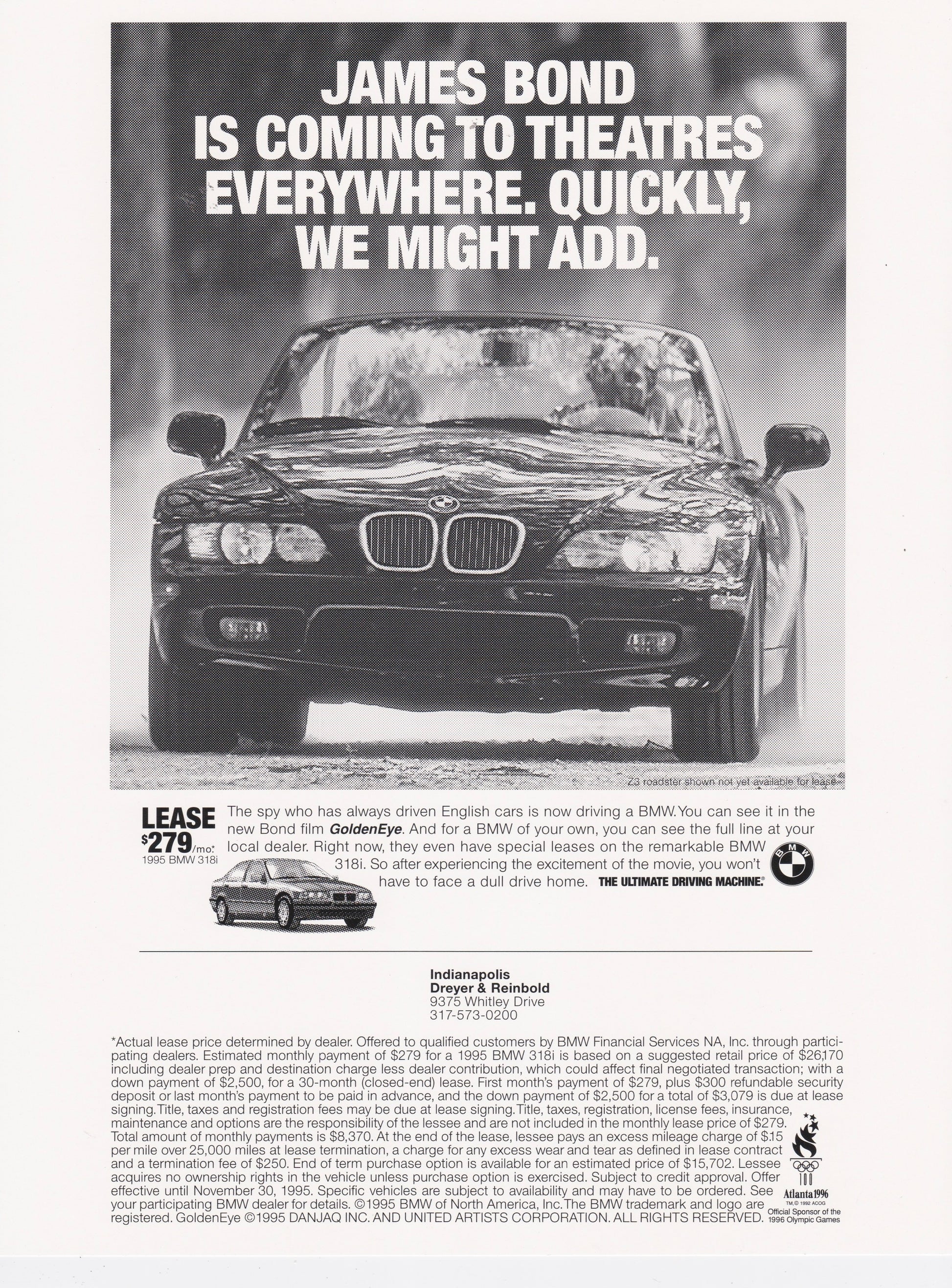 Golden Eye Z3, BMWNA Ad Artwork Small - BMW CCA Foundation