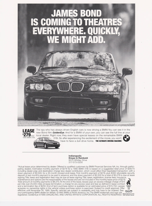 Golden Eye Z3, BMWNA Ad Artwork Small - BMW CCA Foundation