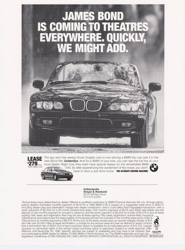 Golden Eye Z3, BMWNA Ad Artwork Small