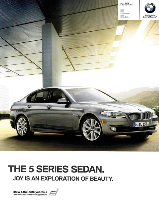 2011 BMW 5 Series Sedan 528i 535i 535 xDrive 550i 550i xDrive