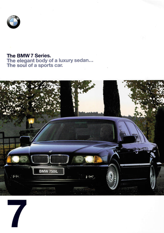 BMW 7 Series. The elegant body of a luxury sedan... The soul of a sports car.. (1998)