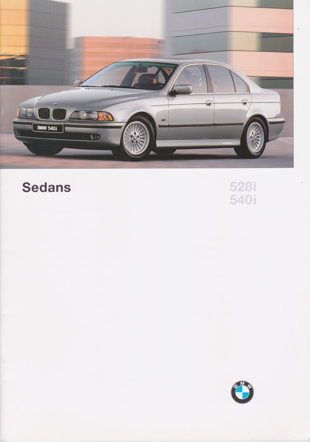Brochure - Sedans 528i 540i (1998)