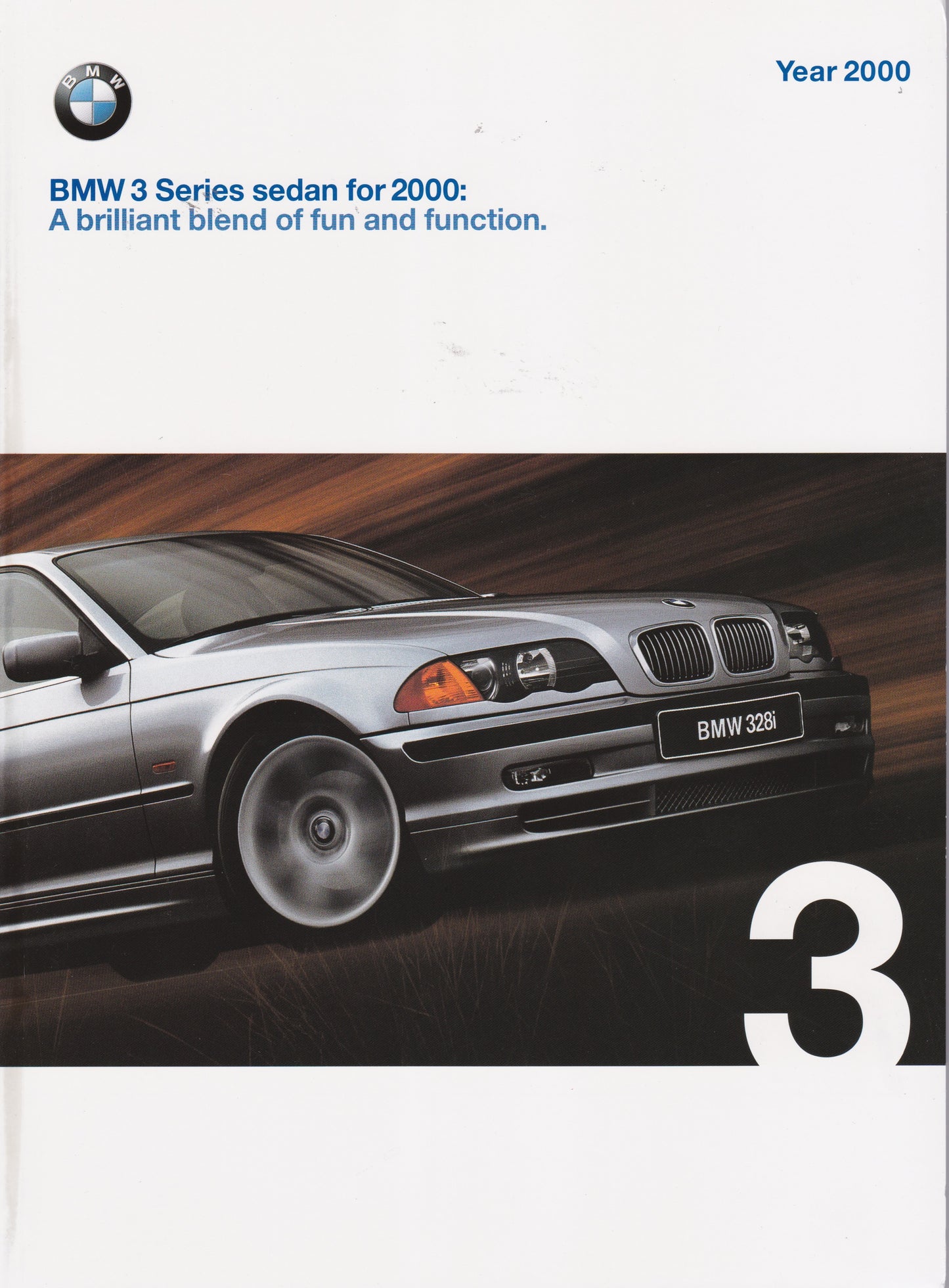 Brochure - BMW 3 Series sedan for 2000: A brilliant blend of fun and function. - BMW CCA Foundation